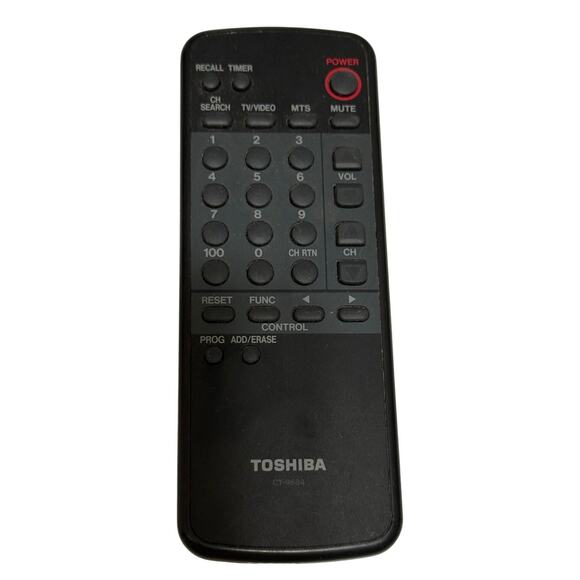 Toshiba CT-9586 Remote Control CF20363 CS20C25 CA20242 CF1924B CF1927B CF19C20 - Picture 1 of 4